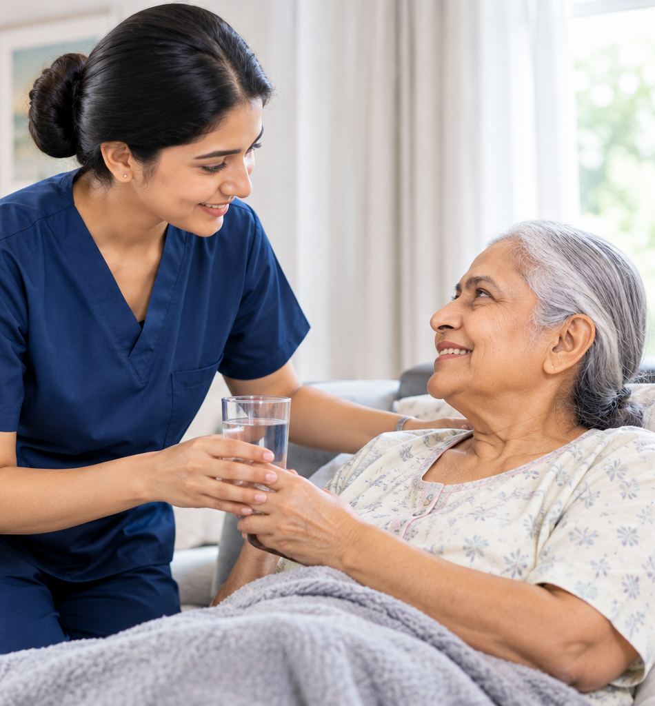Patient care services at home in Delhi NCR